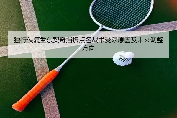独行侠复盘东契奇挡拆点名战术受限原因及未来调整方向